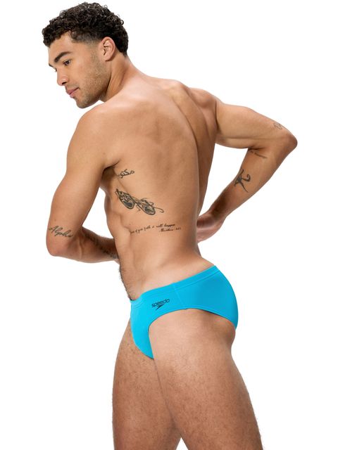 Speedo Mens Classic Logo Briefs - Mayan Blue