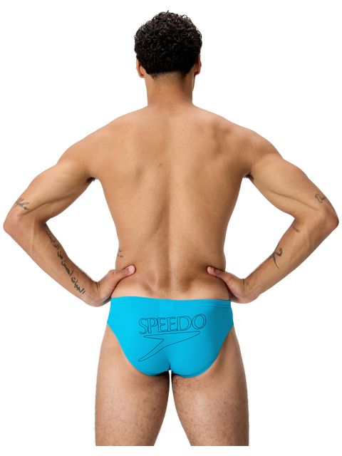 Speedo Mens Classic Logo Briefs - Mayan Blue