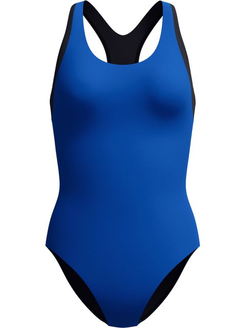 Speedo Double Racerback One Piece - Blue/Anthracite