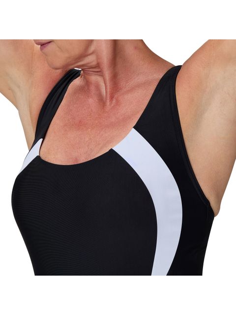 Speedo Quantum One Piece - Anthracite/White