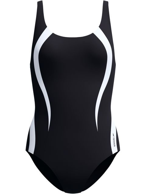Speedo Quantum One Piece - Anthracite/White