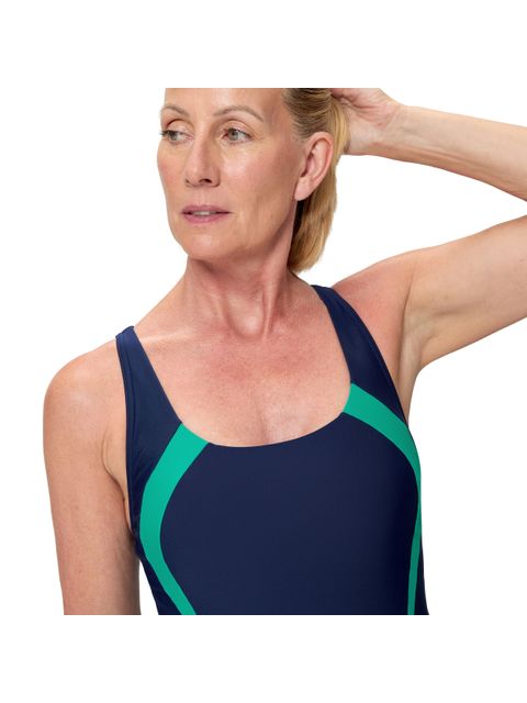 Speedo Quantum One Piece - Peacoat/Peacock Teal