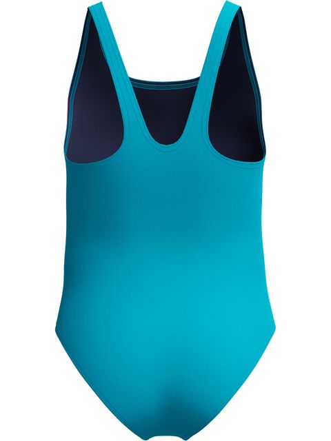 Speedo Hyperboom Splice One Piece - Mayan Blue/Magarita Pink