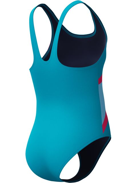 Speedo Hyperboom Splice One Piece - Mayan Blue/Magarita Pink