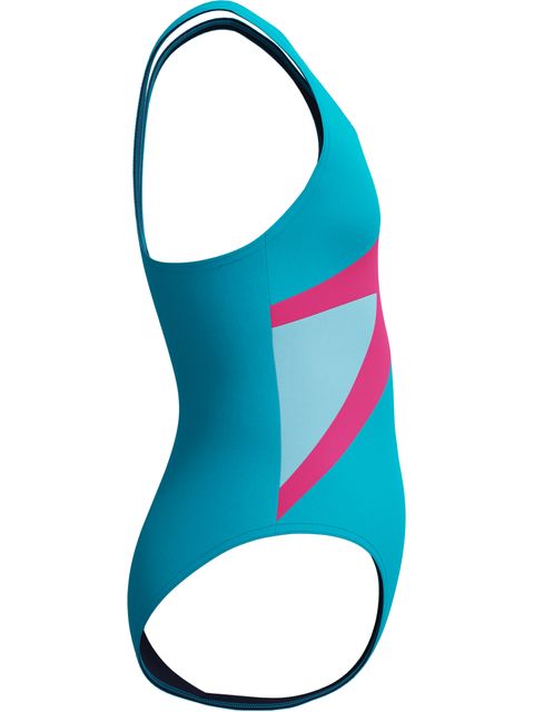 Speedo Hyperboom Splice One Piece - Mayan Blue/Magarita Pink