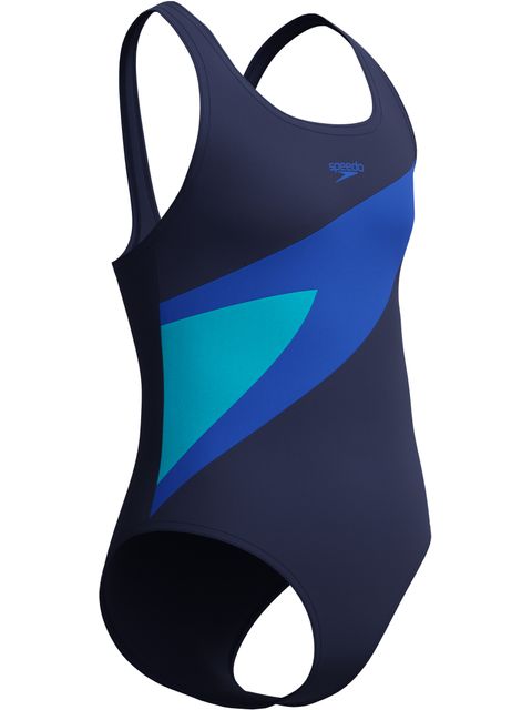 Speedo Hyperboom Splice One Piece - Peacoat/Sapphire