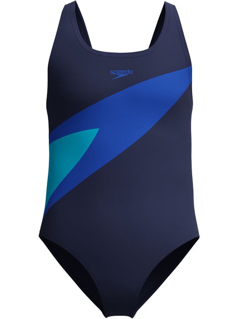 Speedo Hyperboom Splice One Piece - Peacoat/Sapphire