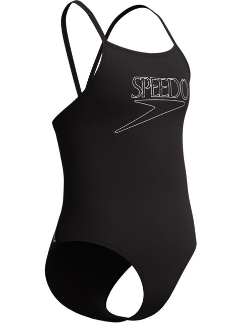 Speedo Classic Logo One Piece - Anthracite