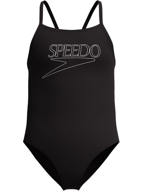 Speedo Classic Logo One Piece - Anthracite