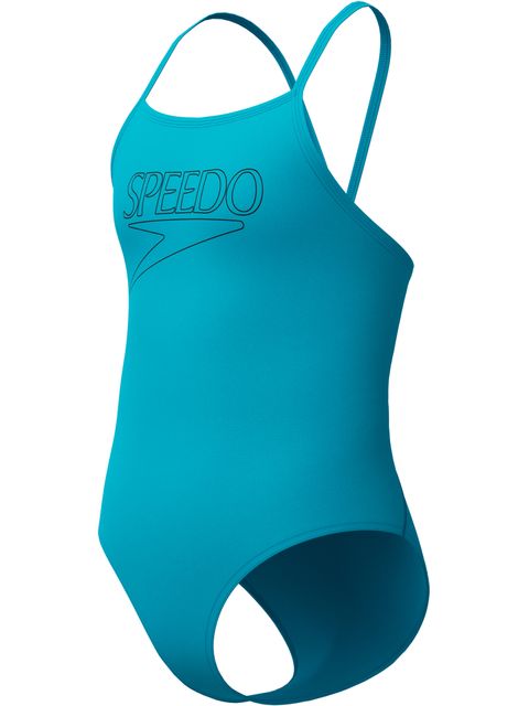 Speedo Classic Logo One Piece - Mayan Blue