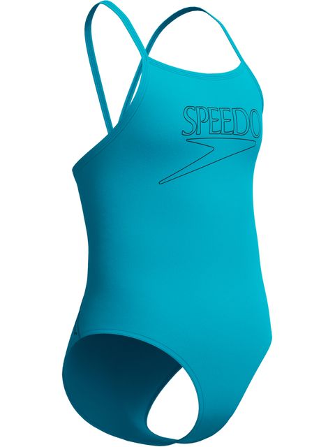 Speedo Classic Logo One Piece - Mayan Blue
