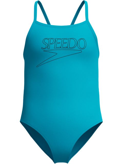 Speedo Classic Logo One Piece - Mayan Blue