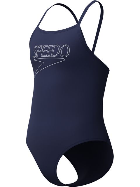 Speedo Classic Logo One Piece - Peacoat