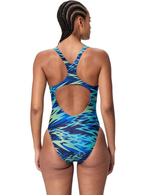 Speedo Hyperboom Allover Medalist One Piece - Peacoat