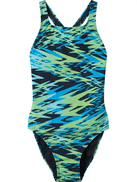Speedo Hyperboom Printed Medalist One Piece - Hyper Teal