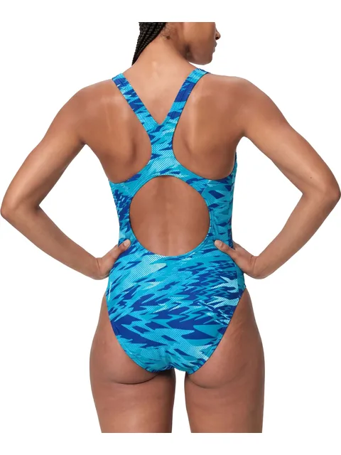Speedo Hyperboom Printed Medalist One Piece - Night Watch
