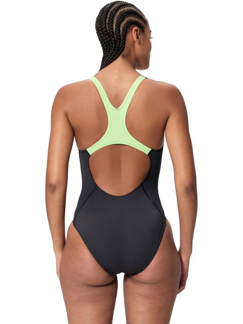 Speedo Solid Splice Medalist - Anthrcite/Clover