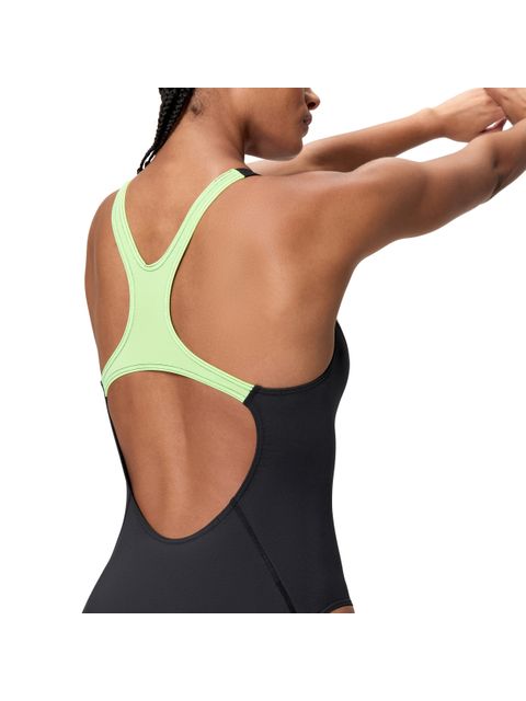 Speedo Solid Splice Medalist - Anthrcite/Clover