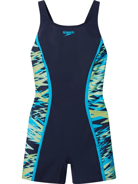 Speedo Hyperboom Splice Muscleback Legsuit - Anthracite/Hyper Teal