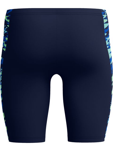 Speedo Mens Print Spliced Jammers - Peacoat/Sapphire