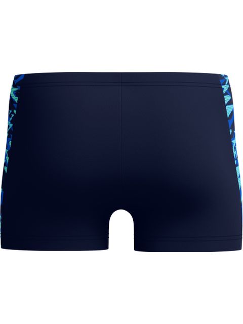 Speedo Mens Print Spliced Aquashorts - Peacoat/Sapphire