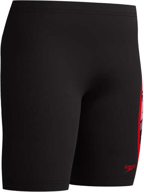 Speedo Hyperboom Panel Jammers - Anthracite/Red