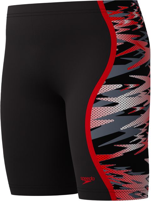 Speedo Hyperboom Panel Jammers - Anthracite/Red