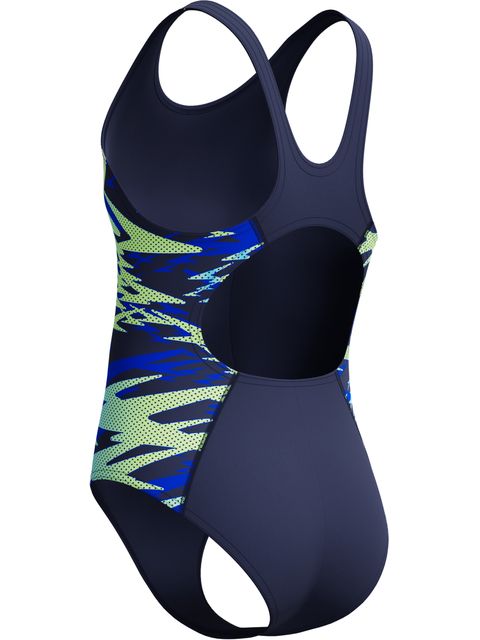 Speedo Hyperboom Splice Muscleback One Piece - Peacoat/Sapphire