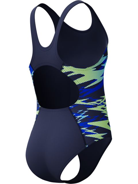 Speedo Hyperboom Splice Muscleback One Piece - Peacoat/Sapphire