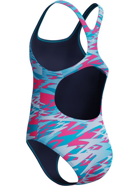 Speedo Hyperboom Allover Medalist One Piece - Margarita Pink