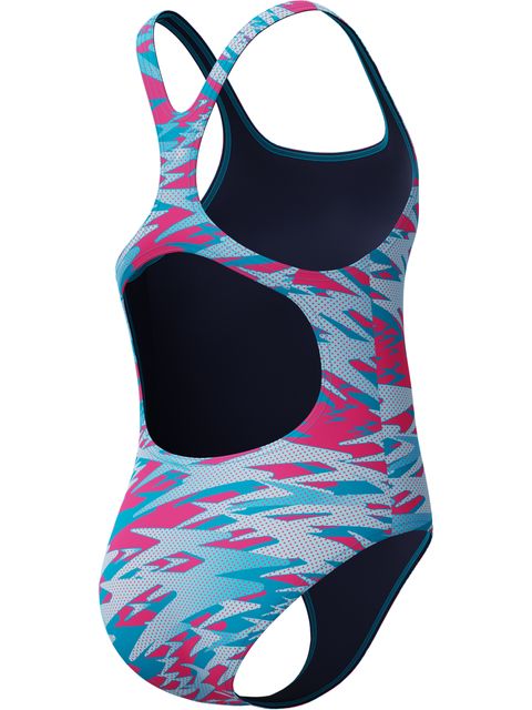 Speedo Hyperboom Allover Medalist One Piece - Margarita Pink