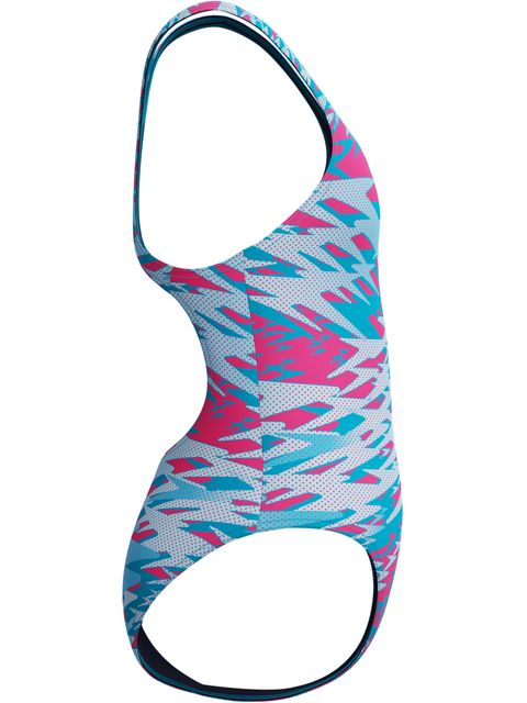 Speedo Hyperboom Allover Medalist One Piece - Margarita Pink