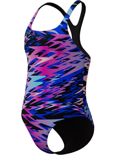Speedo Hyperboom Allover Medalist One Piece - Anthracite