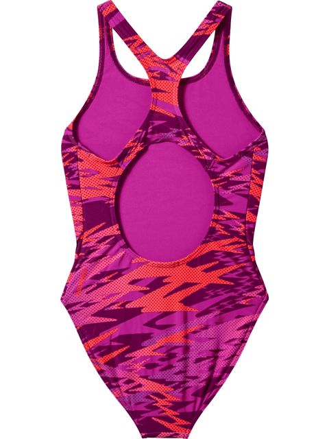 Speedo Hyperboom Printed Medalist One Piece - Neon Jelly/Post It Pink