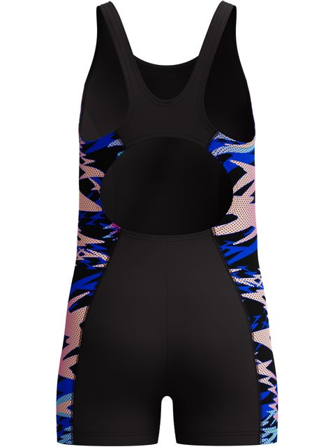 Speedo Hyperboom Splice Legsuit - Anthractite/Pink