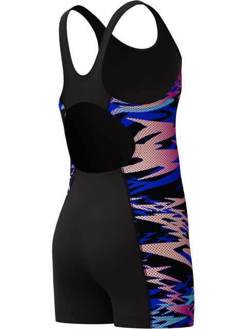 Speedo Hyperboom Splice Legsuit - Anthractite/Pink