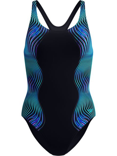 Speedo Engineered Print Medalist One Piece - Anthracite