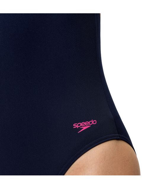 Speedo Flex Band One Piece - Peacoat/Pink