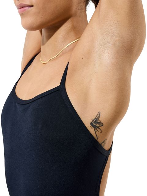 Speedo Solid V-Back 2.0 One Piece - Black