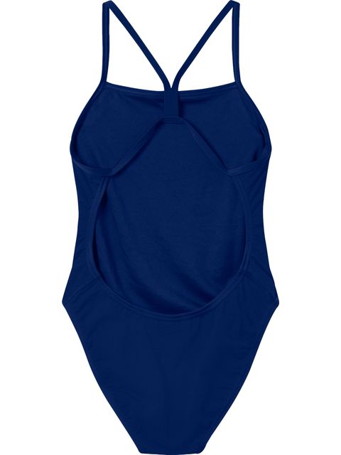 Speedo Solid V-Back 2.0 One Piece - Navy
