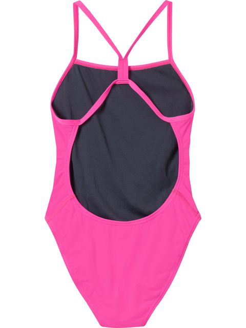 Speedo Solid V-Back 2.0 One Piece - Pink