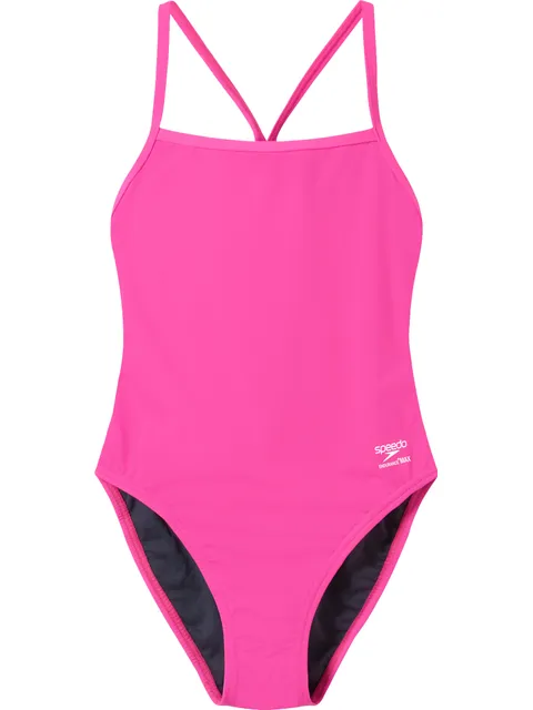 Speedo Solid V-Back 2.0 One Piece - Pink