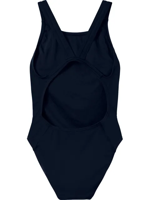 Speedo Solid Leaderback One Piece - Black