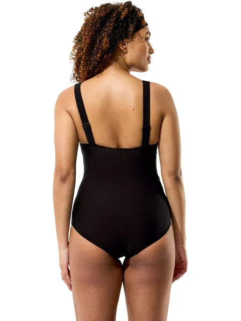 Speedo Shirred One Piece - Anthracite