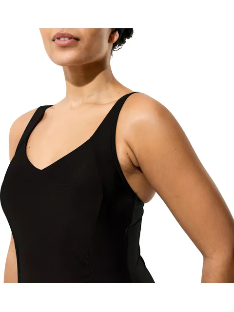 Speedo Shirred One Piece - Anthracite