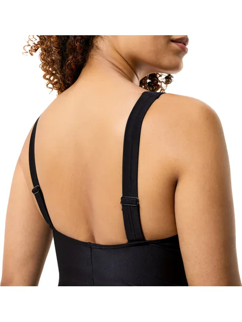 Speedo Shirred One Piece - Anthracite