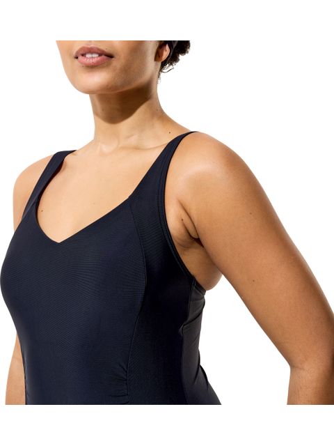 Speedo Shirred One Piece - Anthracite