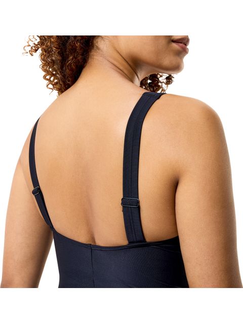 Speedo Shirred One Piece - Anthracite