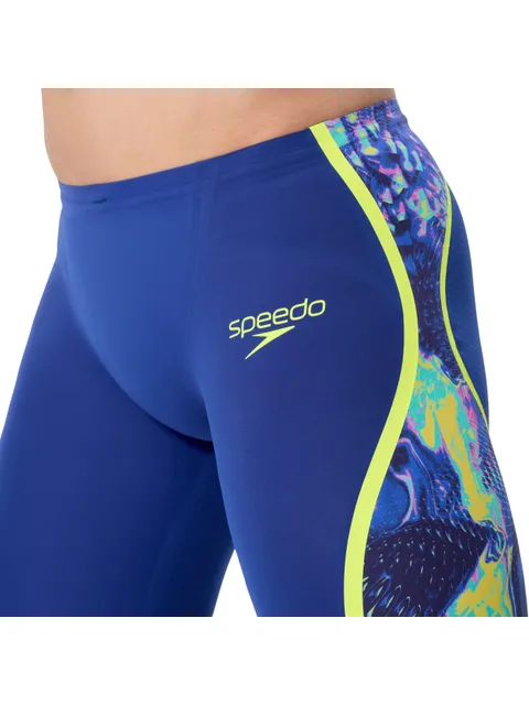 Speedo Fastskin LZR Intent 2.0 Jammers - Navy/Morphosis/Yellow