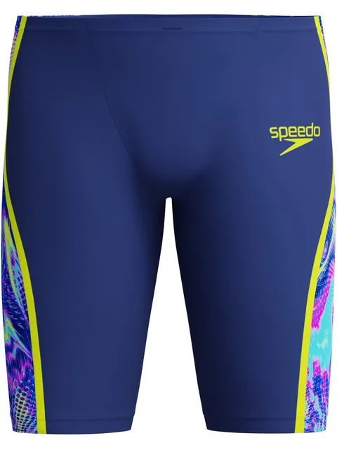Speedo Fastskin LZR Intent 2.0 Jammers - Navy/Morphosis/Yellow